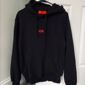 424 ON FAIRFAX BASIC LOGO HOODIE